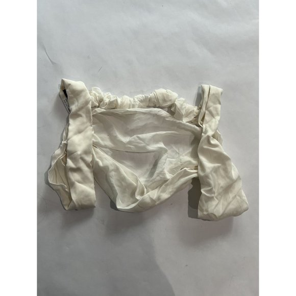 VETTESE Silk Bustier Bra in Original Off White - Picture 5 of 6